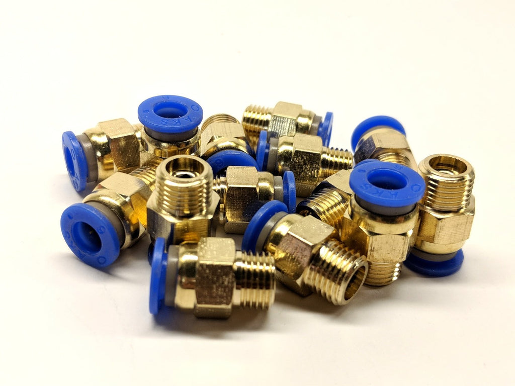 M10/M10 NPT Bowden Push Tube Connector (PTC)
