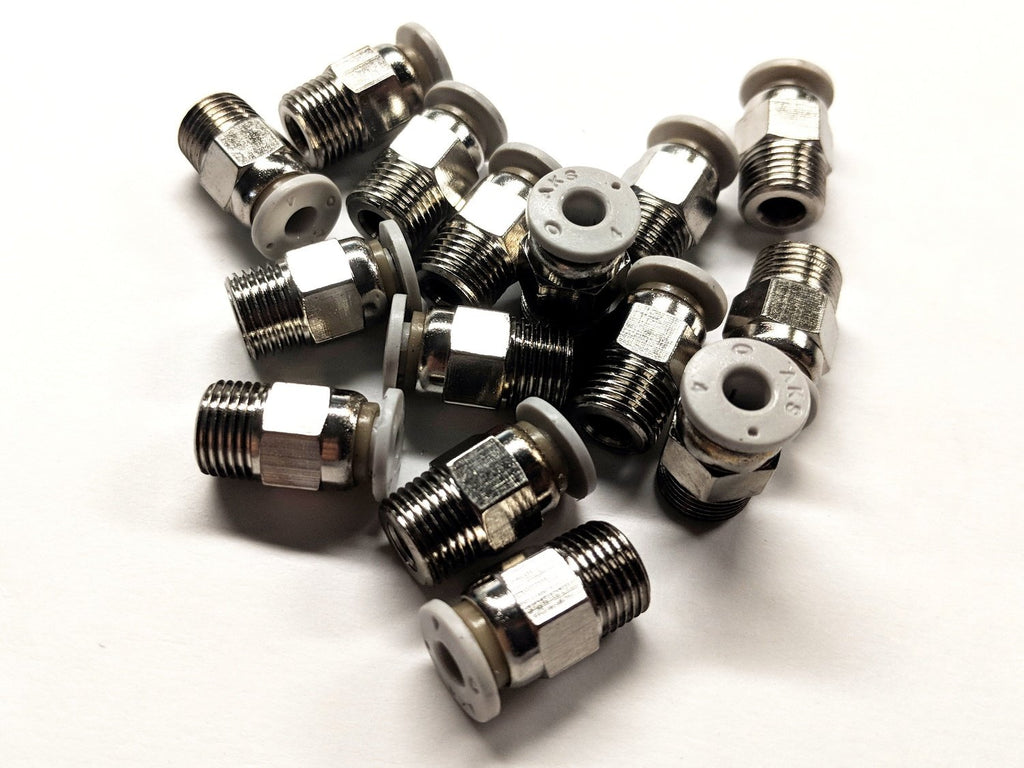 M10/M10 NPT Bowden Push Tube Connector (PTC)